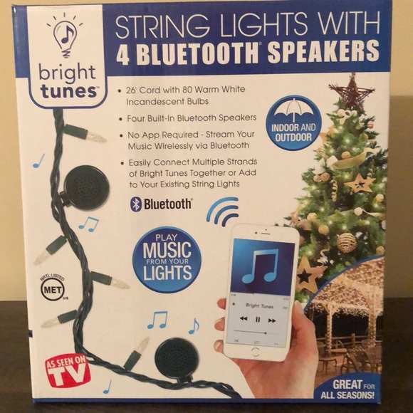 Other - String Lights with Bluetooth Speakers